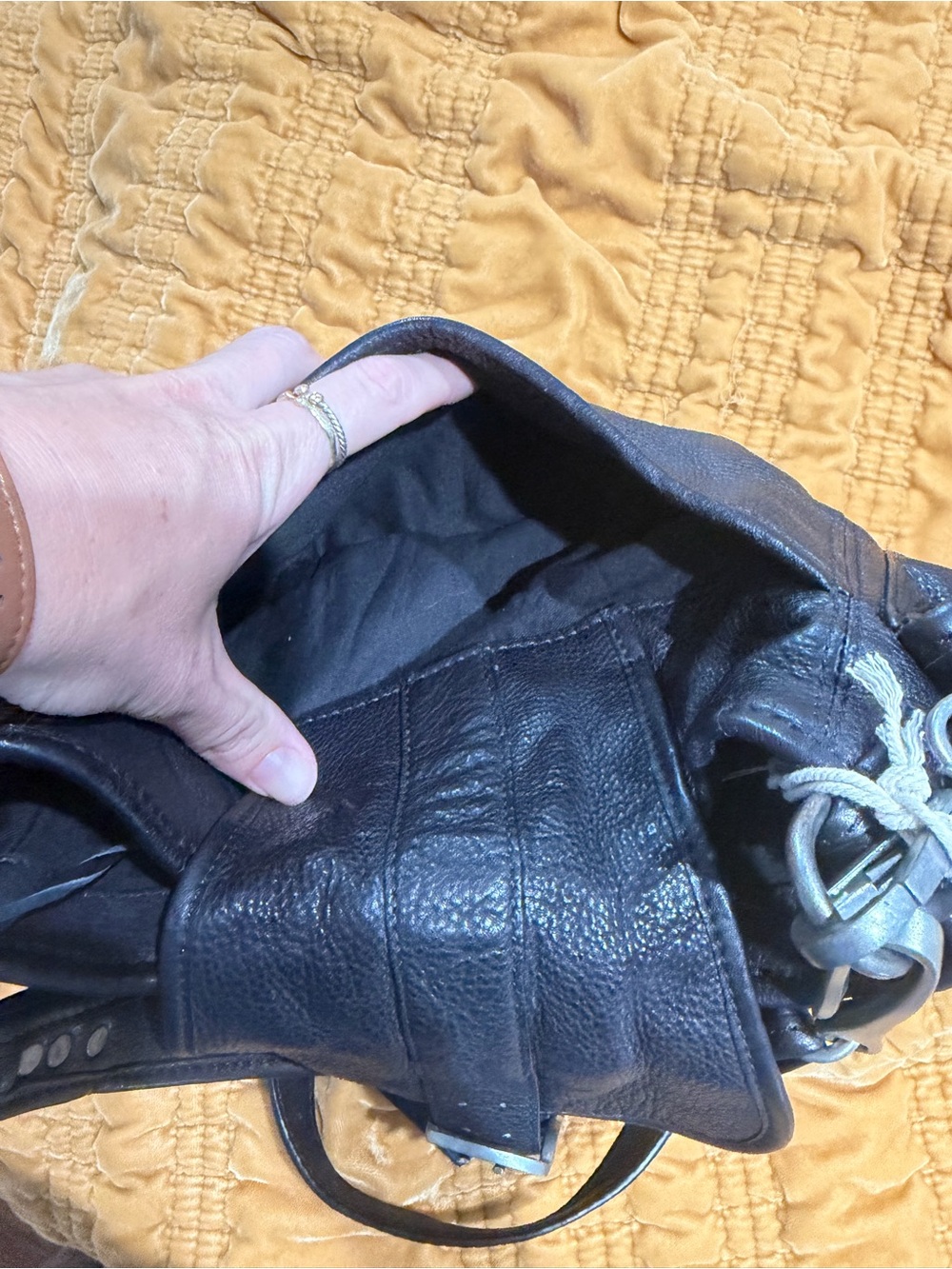 NWT we the free baby Asher leather bag in black - Picture 5 of 10